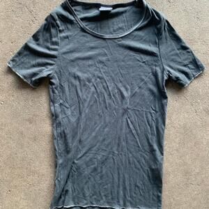 Grey zara brand ruffled